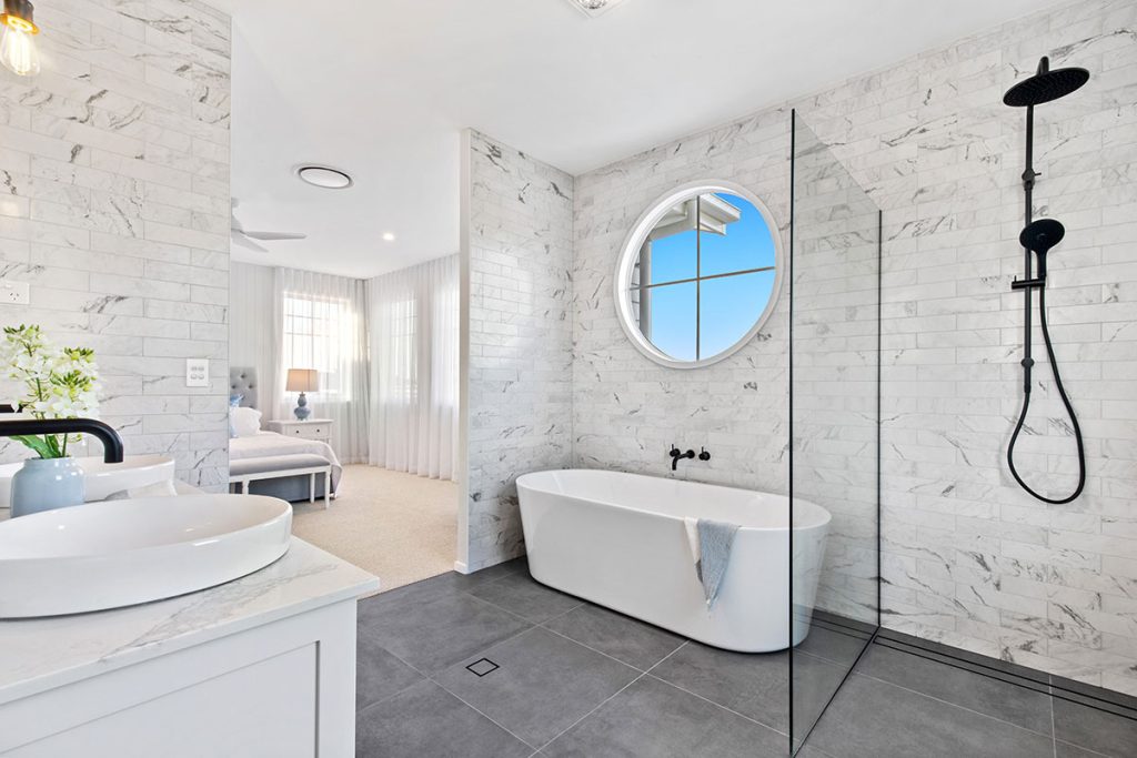 Northshore display home master bathroom