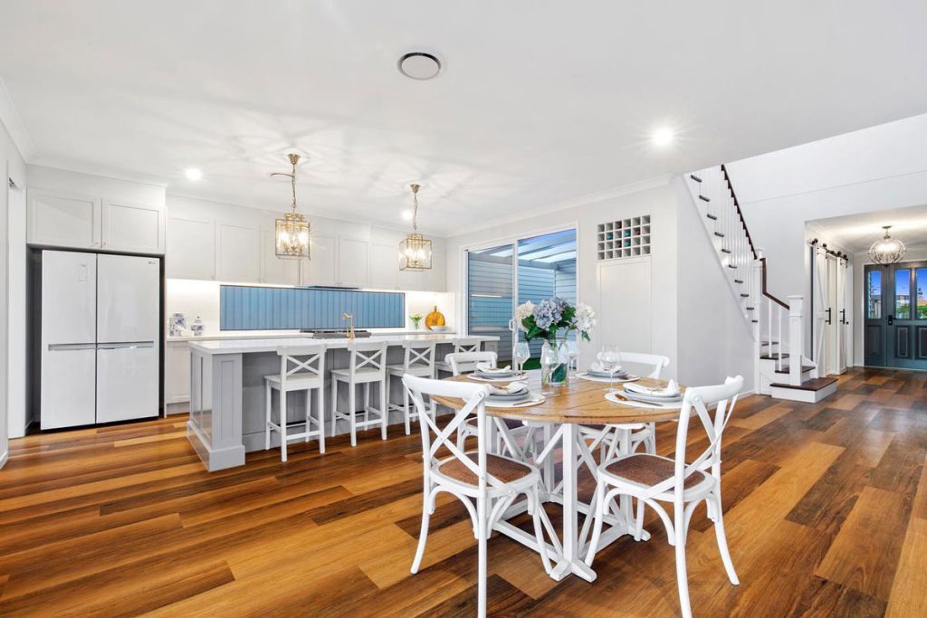 Northshore display home dining and kitchen